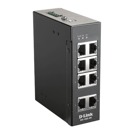 D-Link | Industrial Fast Ethernet Switch | DIS-100E-8W | Unmanaged | Wall mountable | 60 month(s)