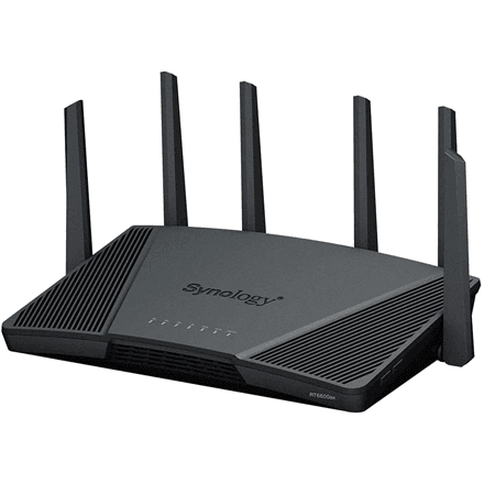 Synology RT6600ax Ultra-fast and Secure Wireless Router for Homes | Synology | Ultra-fast and Secure Wireless Router for Homes | RT6600ax | 802.11ax | 4800 Mbit/s | Ethernet LAN (RJ-45) ports 5 | Mesh Support No | MU-...