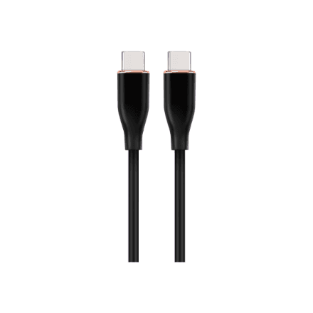 Cablexpert | Premium Silicon Type-C Power Delivery (PD) Charging and Data Cable, 1.5 m | CC-USB2S-CMCM-1.5M-BK