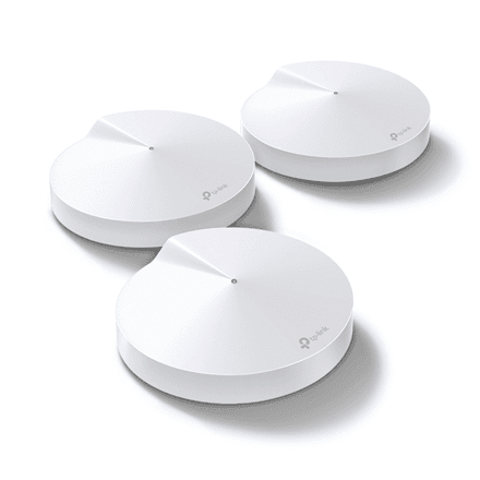TP-LINK | AC1300 Whole Home Mesh Wi-Fi System | Deco M5 (3-pack) | 802.11ac | 867+400 Mbit/s | 10/100/1000 Mbit/s | Ethernet LAN (RJ-45) ports 2 | Mesh Support Yes | MU-MiMO Yes | No mobile broadband | Antenna type 4x...