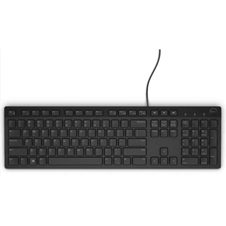 Dell | KB216 RTL Box | Multimedia | Wired | US | Black
