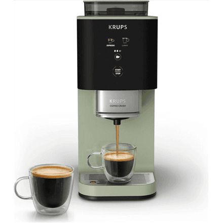 Krups Coffee Crush Coffee maker SA401LE0, Black/Green | Krups