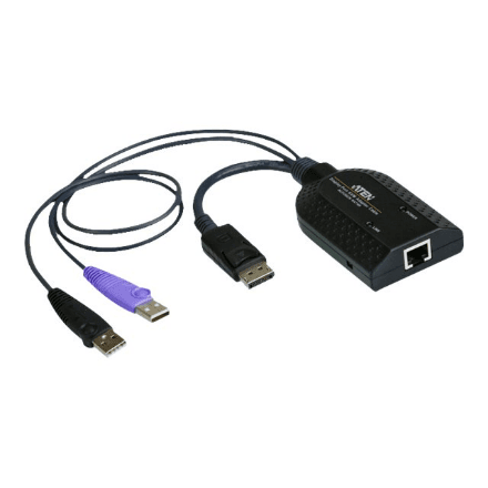 Aten KA7169-AXUSB DisplayPort Virtual Media KVM Adapter with Smart Card Support | Aten