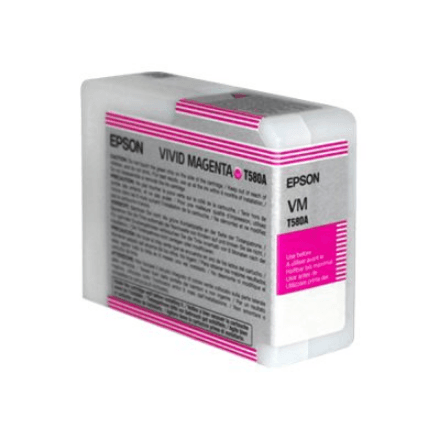 Epson Singlepack Vivid T580A00 | Ink Cartridge | Magenta