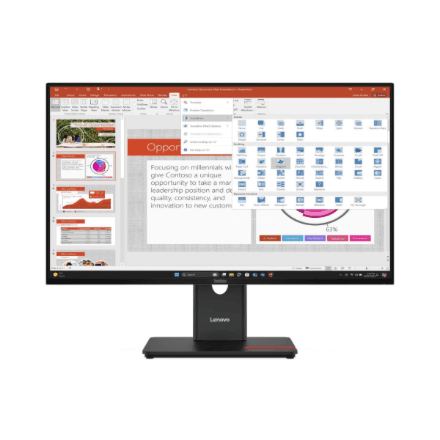 Lenovo | T27-40 | 27 " | IPS | 16:9 | 120 Hz | 6 ms | 1920 x 1080 pixels | 300 cd/m² | HDMI ports quantity 1 | Black | Warranty 36 month(s)