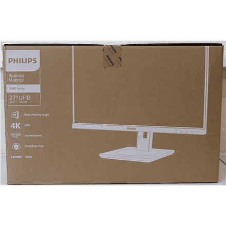 SALE OUT. PHILIPS Business Monitor 27B1N3800/00 IPS 27" 3840x2160/16:9/4ms/ HDMI DisplayPort USB Audio Out | Philips | 27B1N3800/00 | 27 " | IPS | 16:9 | 60 Hz | 4 ms | 3840 x 2160 pixels | 350 cd/m² | HDMI ports quan...