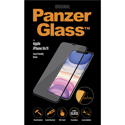 PanzerGlass Apple iPhone XR/11 Casefriendly,Black | PanzerGlass