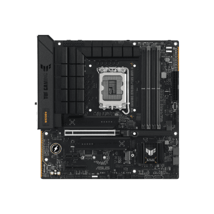Asus | Processor family Intel B760 | Processor socket 1 x LGA1700 Socket | 4 DIMM slots - DDR5, non-ECC, on-die ECC, unbuffered | Supported hard disk drive interfaces SATA-600 (RAID), 3 x M.2 | Number of SATA connecto...