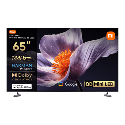 TV | S Pro Mini LED 65 2026 | Xiaomi 65 | Smart TV | Google TV | 4K UHD | Dark Grey