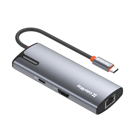 ColorWay 6-in-1 Docking Station | CW-HUB02 | 100 W