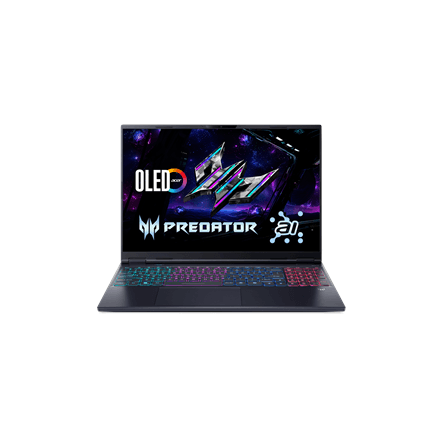 Acer | Predator Helios Neo 16S AI PHN16S-71-7556 | Abyssal Black | 16 " | OLED | WQXGA | 2560 x 1600 pixels | Intel Core Ultra 7 | 255HX | 16 GB | DDR5 | Solid-state drive capacity 1000 GB | NVIDIA GeForce RTX 5060 |...