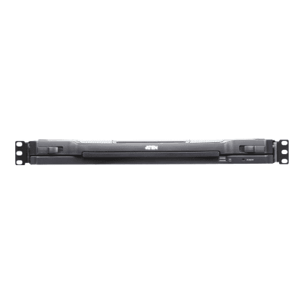 Aten | 1-Local/Remote Share Access 8-Port PS/2-USB VGA Single Rail LCD KVM over IP switch