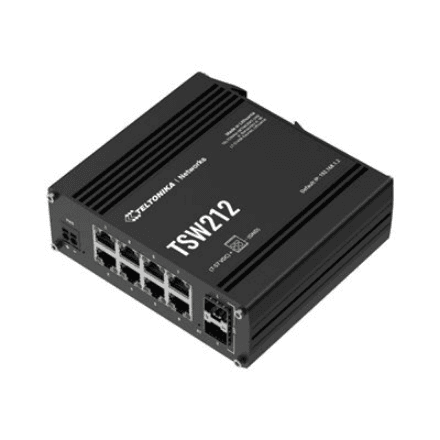 Teltonika | Switch, 8 ports | TSW212 | L2 managed | Wall-mountable | SFP ports quantity 2