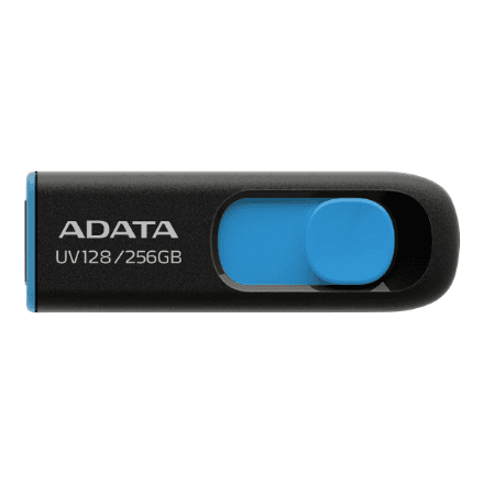 ADATA | USB Flash Drive | UV128 | 256 GB | USB Type-A | Black/Blue