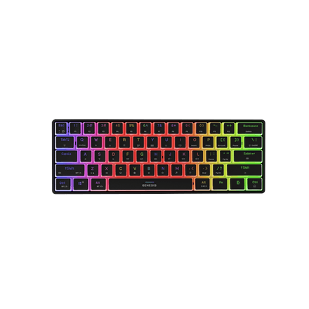 Genesis | THOR 660 G2 | Gaming keyboard | Wireless/Wired | US | Tactile | Black