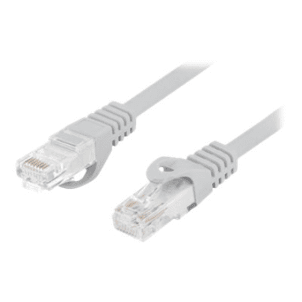 Lanberg | Patchcord Cat.6 UTP LSZH CU Fluke Passed | PCU6-10CU-0025-S | 0.25 m | Grey
