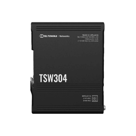 Teltonika | DIN Rail Switch | TSW304 | Unmanaged | Wall-mountable