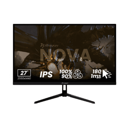 Arozzi | Nova | 32 " | IPS | QHD | 16:9 | 180 Hz | 1 ms | 2560 x 1440 pixels | 300 cd/m² | HDMI ports quantity 2 | Black