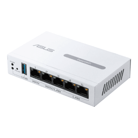 Asus | Gigabit VPN wired router | ExpertWiFi EBG15 | 10/100/1000 Mbit/s | Ethernet LAN (RJ-45) ports 3 | Mesh Support Yes | MU-MiMO Yes | Antenna type Internal | 1