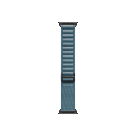 Apple | 49mm Light Blue Alpine Loop - Large - Black Titanium Finish