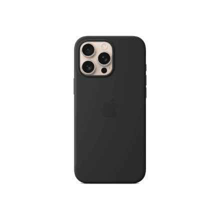 Apple Case with MagSafe | Apple | iPhone 16 Pro Max | Silicone | Black