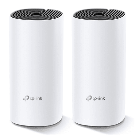 TP-LINK | Whole Home Mesh WiFi System | Deco M4 (2-Pack) | 802.11ac | 300+867 Mbit/s | 10/100/1000 Mbit/s | Ethernet LAN (RJ-45) ports 2 | Mesh Support No | MU-MiMO Yes | No mobile broadband | Antenna type 2xInternal...