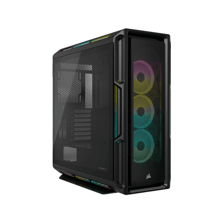 Corsair | Tempered Glass Smart Case | iCUE 5000T RGB | Side window | Black | Mid-Tower | ATX