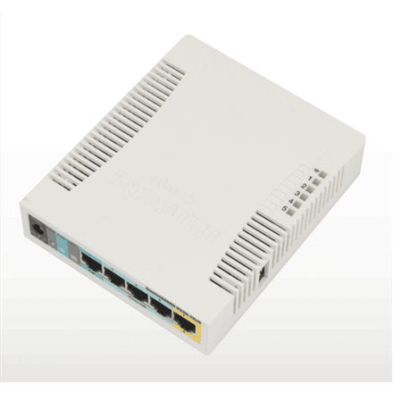 MikroTik | RB951UI-2HnD Access Point | 802.11n | 867 Mbit/s | 10/100 Mbit/s | Ethernet LAN (RJ-45) ports 5 | MU-MiMO Yes | 12 month(s)