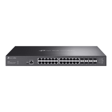 TP-LINK SX3832 Omada 24-Port 10GBASE-T L2+ Managed Switch with 8 10GE SFP+ Slots | TP-LINK