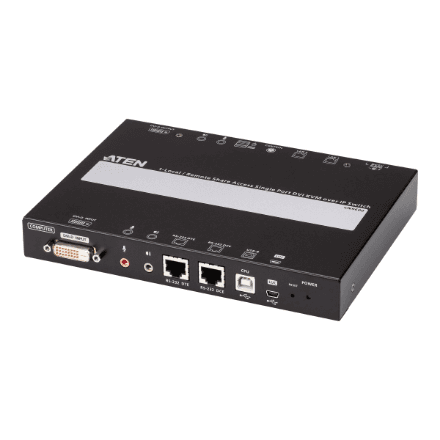 Aten | 1-Port/Remote Share Access Single port DVI KVM over IP Switch | CN9600