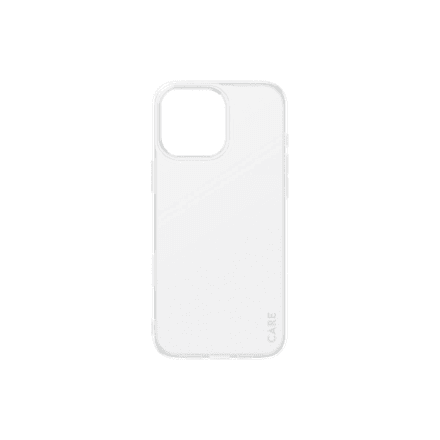 CARE Fashionable Case | Back cover | Apple | iPhone 16 Pro Max | Recycled plastic | Transparent | X-Ray Soft Basic