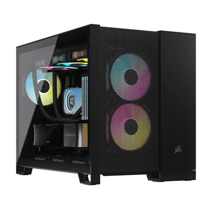 Corsair Dual Chamber PC Case | 2500D AIRFLOW | Black | Mid Tower | Micro-ATX
