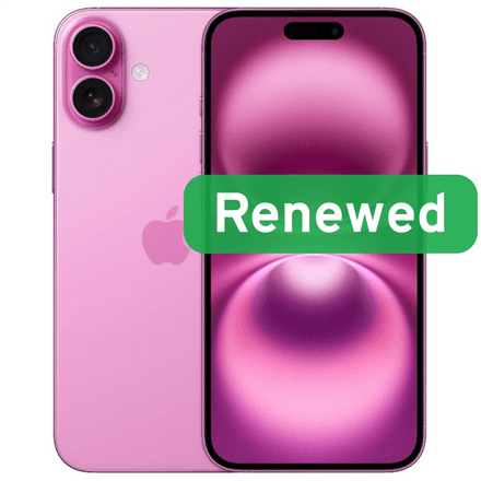 Apple Renewed Grade B | Apple iPhone 16 Plus | Pink | 6.7 " | OLED | 128 GB | 5G | iOS