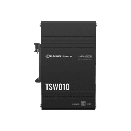 Teltonika | Ethernet Switch | TSW010 | Unmanaged | Wall-mountable | 10/100 Mbps (RJ-45) ports quantity 5