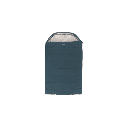 Outwell Campion Lux Double | Sleeping Bag | 225 x 140 cm | Temperature 16 to 5 °C | 2 way open - auto lock, L-shape