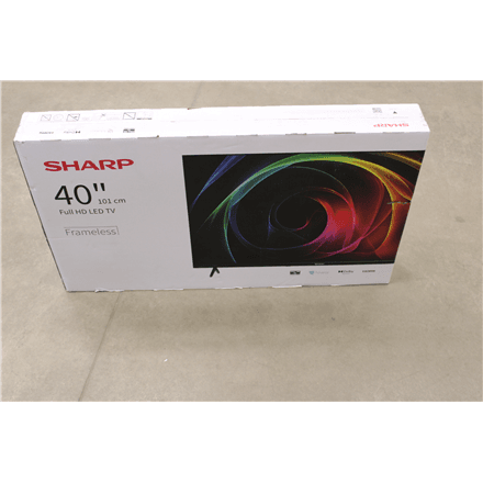SALE OUT. Sharp 40HA1205E | 40 | FHD | Black | DAMAGED PACKAGING