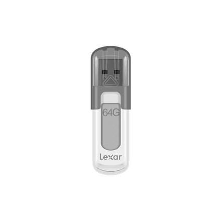 Lexar | Flash drive | JumpDrive V100 | 64 GB | USB Type-A | Grey