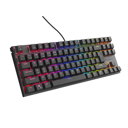 Genesis | THOR 303 | Mechanical Gaming Keyboard | Wired | US | Outemu Peach Silent | Black