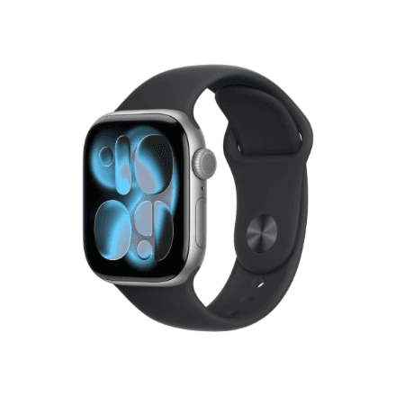 Apple Watch Series 11 GPS 42mm Space Grey Aluminium Case with Black Sport Band - S/M | Apple