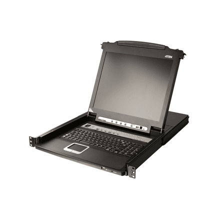 Aten | 16P PS/2-USB VGA LCD KVM SW. W/US KB | CL5716FM | 17"