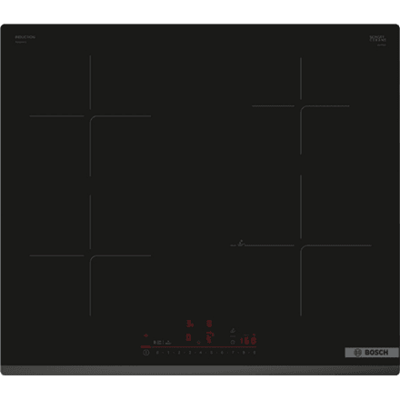Bosch | Hob | PIE63KHC1Z | Induction | Number of burners/cooking zones 4 | Touch | Timer | Black