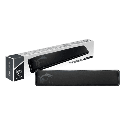 MSI | Vigor WR01 | N/A | Wrist rest | N/A | Black