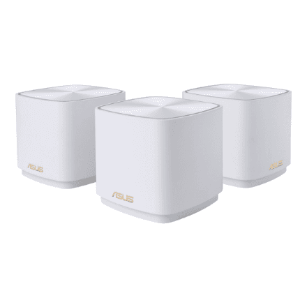 Asus | XD5 EU+UK 3PK Router | ZenWiFi XD5 | 802.11ax | 574+2402 Mbit/s | 10/100/1000 Mbit/s | Ethernet LAN (RJ-45) ports 1 | Mesh Support Yes | MU-MiMO Yes | No mobile broadband | 36 month(s)