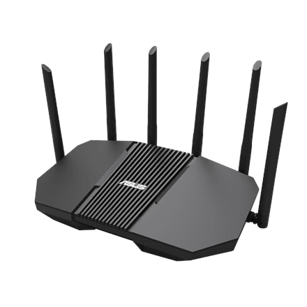 Asus | BE9400 Tri-band WiFi 7 AiMesh Extendable Router | RT-BE90U | 802.11be | Ethernet LAN (RJ-45) ports 3 | Mesh Support Yes | MU-MiMO No | 4G/5G | Antenna type External