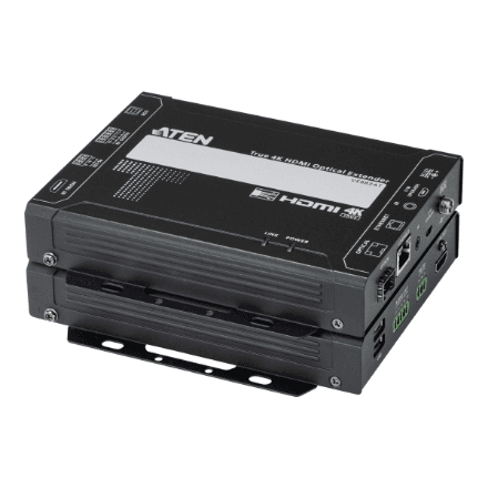 Aten | True 4K HDMI Optical Extender (True 4K @ 985FT/300M - SFP+ Duplex Multi Mode) | VE883AK1