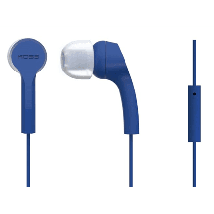 Koss | Headphones | KEB9iB | Wired | In-ear | Microphone | Blue