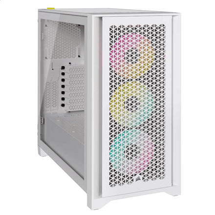 Corsair | Tempered Glass PC Case | iCUE 4000D RGB AIRFLOW | Side window | White | Mid-Tower