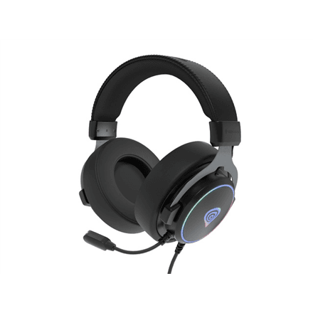 Genesis | Gaming Headset | Neon 764 | Wired | Over-Ear | Microphone | Black