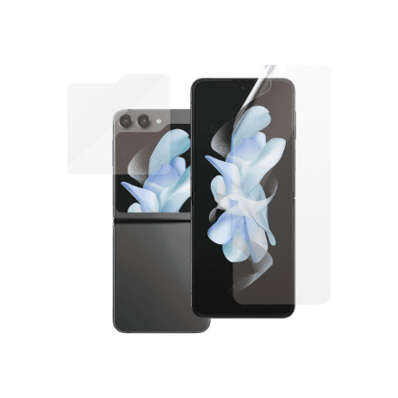 PanzerGlass | Screen protector | Samsung | Z flip5 CF AB | Thermoplastic polyurethane (TPU); Tempered glass; Polyethylene terephthalate (PET) | Transparent