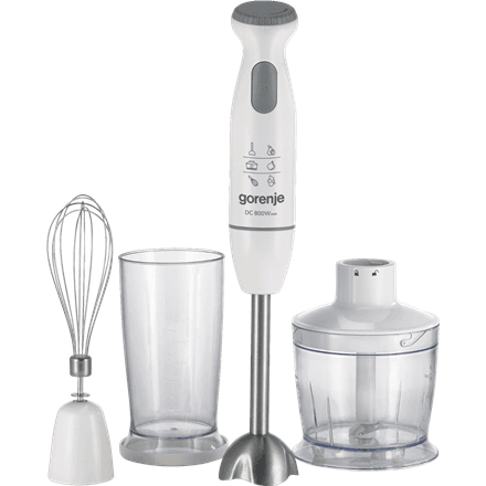 Gorenje Hand Blender | HBC804QW | Hand Blender | 800 W | Jar capacity 0.5 L | White